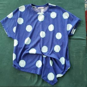 Zara Polka Dot Top Size Small